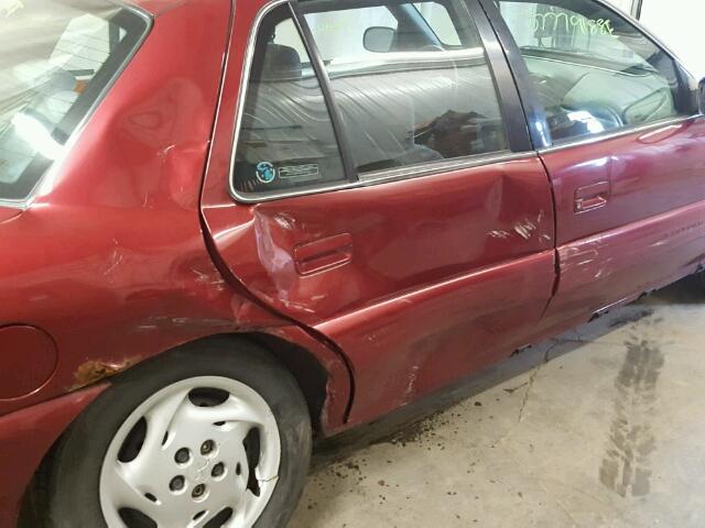 1G2NE52M5VM562873 - 1997 PONTIAC GRAND AM S MAROON photo 9