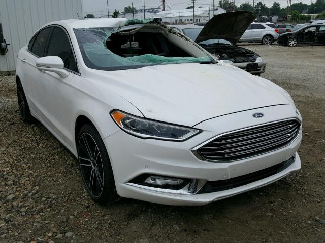 3FA6P0D90HR152389 - 2017 FORD FUSION TIT WHITE photo 1