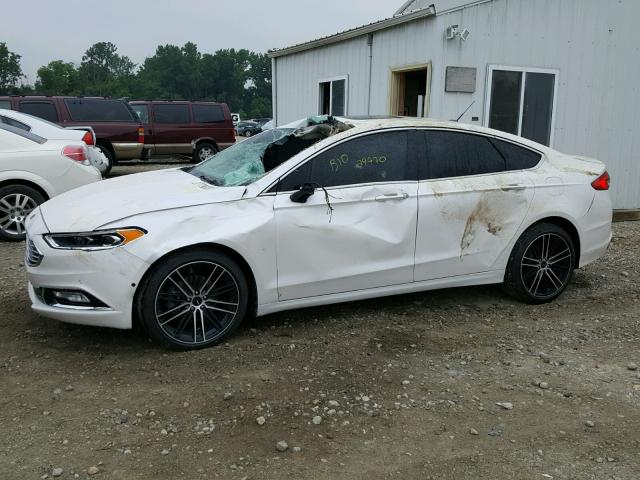 3FA6P0D90HR152389 - 2017 FORD FUSION TIT WHITE photo 9