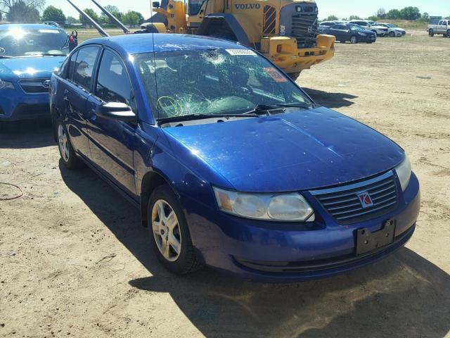 1G8AZ55F16Z188756 - 2006 SATURN ION LEVEL BLUE photo 1