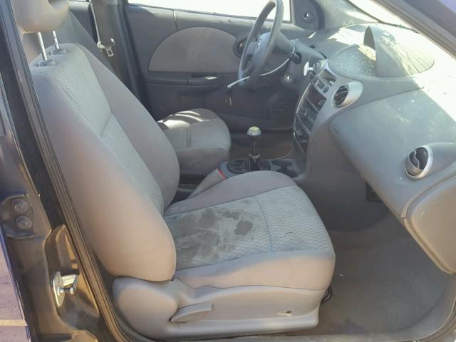 1G8AZ55F16Z188756 - 2006 SATURN ION LEVEL BLUE photo 5