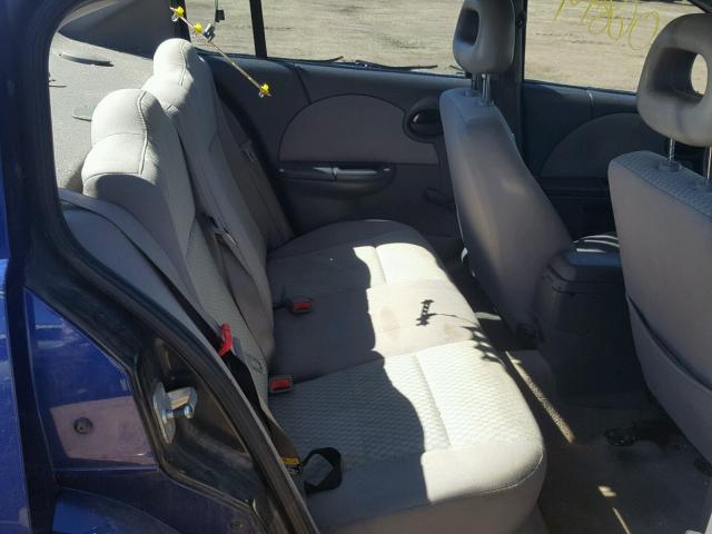 1G8AZ55F16Z188756 - 2006 SATURN ION LEVEL BLUE photo 6
