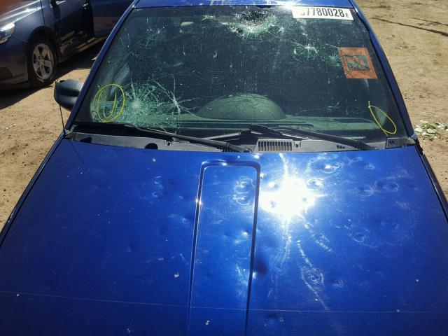 1G8AZ55F16Z188756 - 2006 SATURN ION LEVEL BLUE photo 9