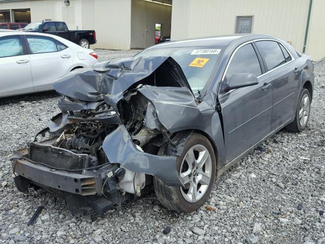 1G1ZH57B39F122925 - 2009 CHEVROLET MALIBU 1LT GRAY photo 2