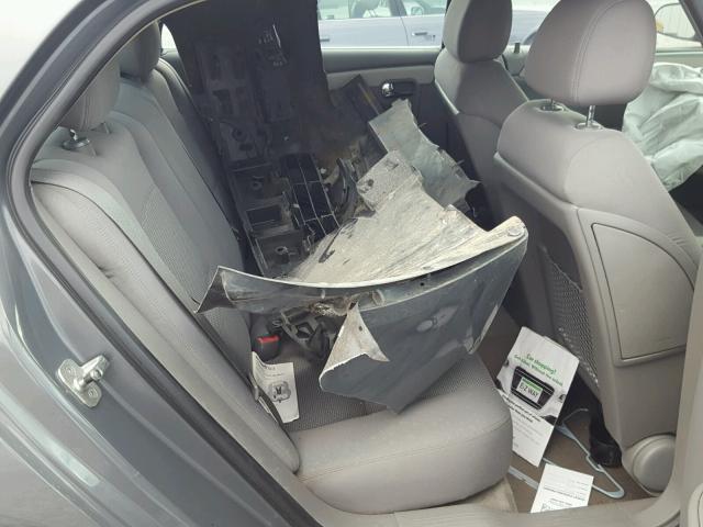 1G1ZH57B39F122925 - 2009 CHEVROLET MALIBU 1LT GRAY photo 6