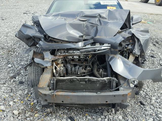 1G1ZH57B39F122925 - 2009 CHEVROLET MALIBU 1LT GRAY photo 7