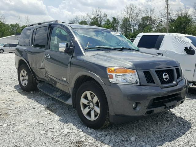 5N1AA08C38N624546 - 2008 NISSAN ARMADA SE GRAY photo 1