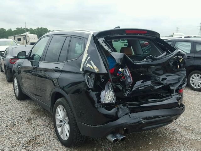 5UXWZ7C33H0X41509 - 2017 BMW X3 SDRIVE2 BLACK photo 3
