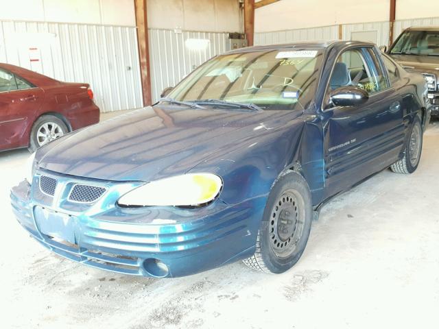 1G2NE12F32C157364 - 2002 PONTIAC GRAND AM S Mavi foto 2