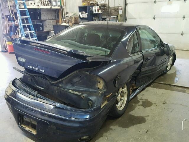 1G2NF12E7YM816117 - 2000 PONTIAC GRAND AM S Mavi foto 4