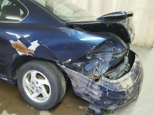 1G2NF12E7YM816117 - 2000 PONTIAC GRAND AM S Mavi foto 9