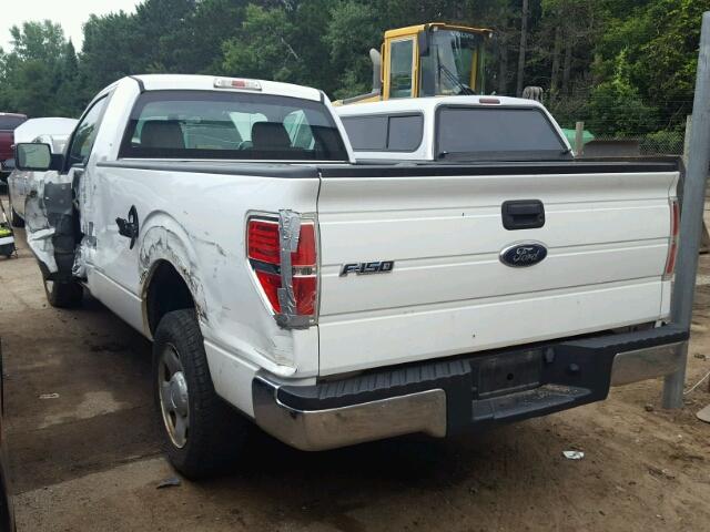 1FTRF12869KC06858 - 2009 FORD F150 WHITE photo 3