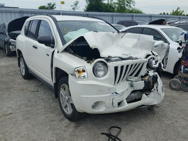 1J4FT47A19D238530 - 2009 JEEP COMPASS SP WHITE photo 1