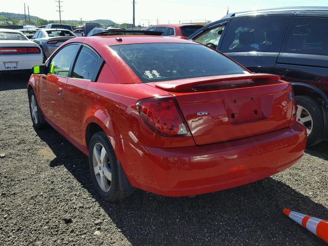 1G8AW15F66Z110040 - 2006 SATURN ION LEVEL RED photo 3