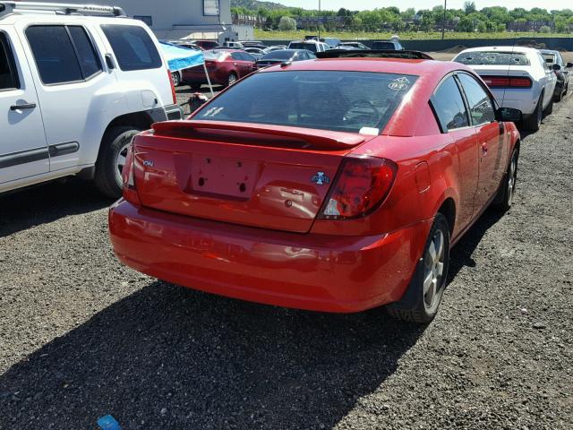 1G8AW15F66Z110040 - 2006 SATURN ION LEVEL RED photo 4