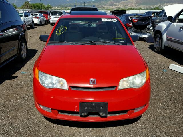 1G8AW15F66Z110040 - 2006 SATURN ION LEVEL RED photo 9