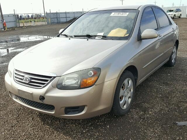 KNAFE221695587668 - 2009 KIA SPECTRA GRAY photo 2