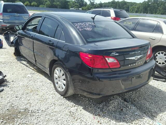 1C3LC46B99N558986 - 2009 CHRYSLER SEBRING LX BLACK photo 3