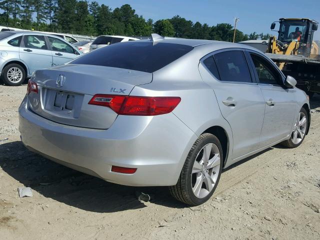 19VDE1F31EE014524 - 2014 ACURA ILX 20 SILVER photo 4