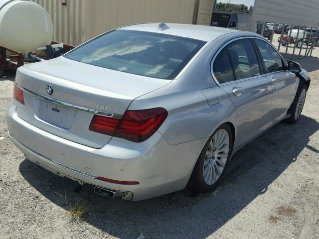 WBAYA8C52DD227935 - 2013 BMW 750I GRAY photo 4