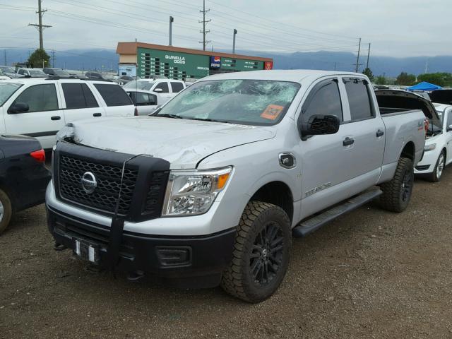 1N6AA1F37GN512373 - 2016 NISSAN TITAN XD S SILVER photo 2