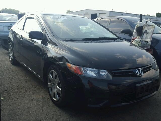 2HGFG12678H572656 - 2008 HONDA CIVIC LX BLACK photo 1