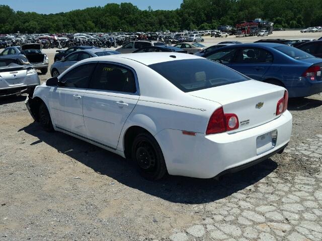 1G1ZJ577594171717 - 2009 CHEVROLET MALIBU 2LT WHITE photo 3