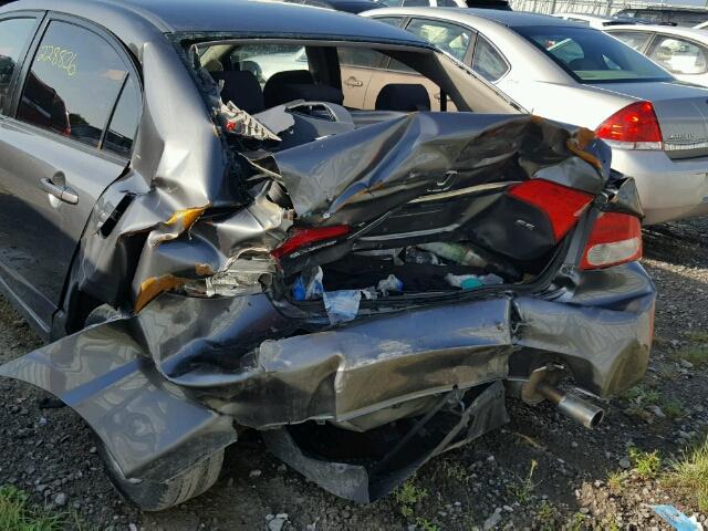 2HGFA1F66BH102413 - 2011 HONDA CIVIC LX-S Gris foto 9