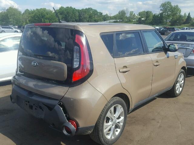 KNDJP3A50F7134129 - 2015 KIA SOUL + GOLD photo 4