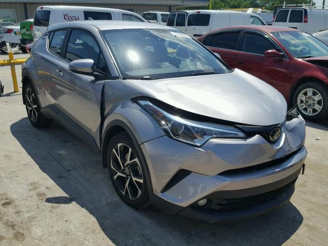 NMTKHMBX3JR007041 - 2018 TOYOTA C-HR XLE GRAY photo 1