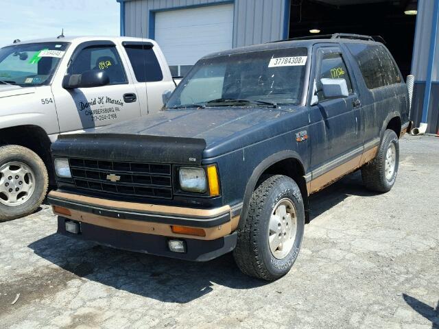 1GNCT18R6H0172968 - 1987 CHEVROLET BLAZER S10 GREEN photo 2