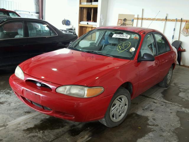 1FALP13P5VW216508 - 1997 FORD ESCORT LX RED photo 2