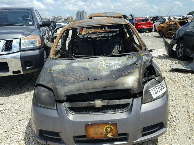 KL1TD5DE7BB121644 - 2011 CHEVROLET AVEO LS GRAY photo 7