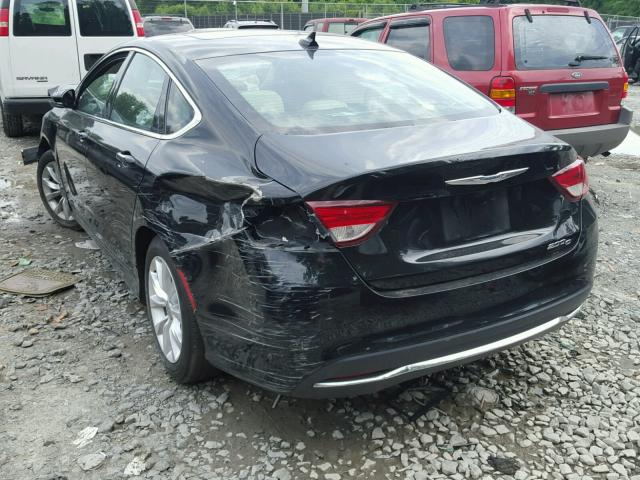 1C3CCCCB9GN109335 - 2016 CHRYSLER 200 C BLACK photo 3