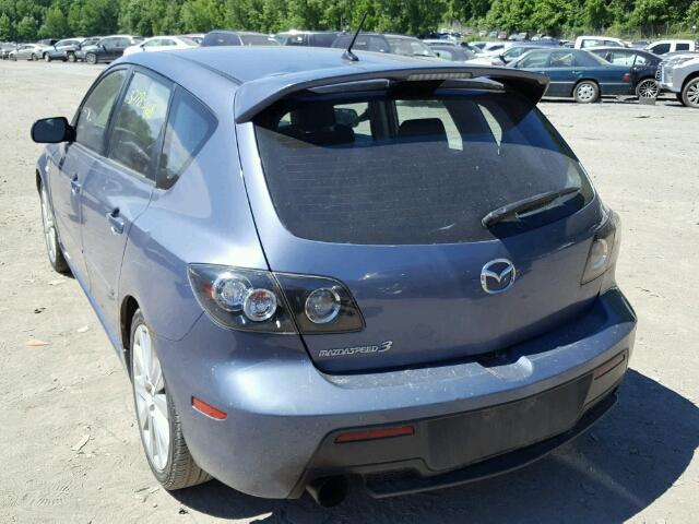 JM1BK34M871734651 - 2007 MAZDA SPEED 3 蓝色 照片 3