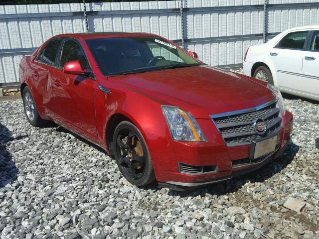 1G6DF577080187299 - 2008 CADILLAC CTS RED photo 1