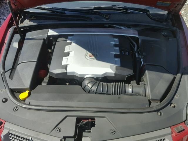 1G6DF577080187299 - 2008 CADILLAC CTS RED photo 7