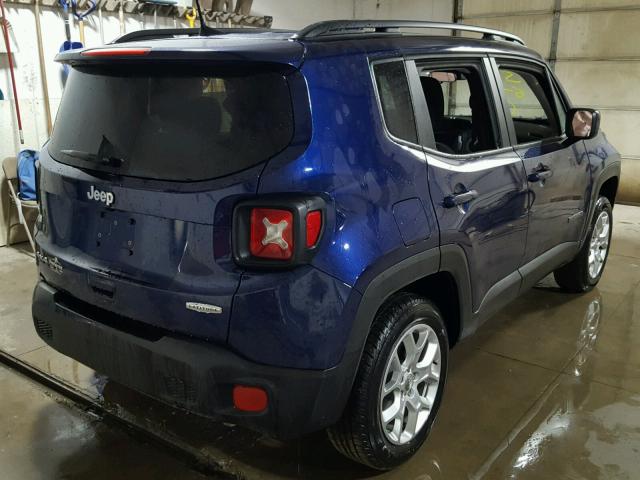 ZACCJBBB7JPG95139 - 2018 JEEP RENEGADE L BLUE photo 4