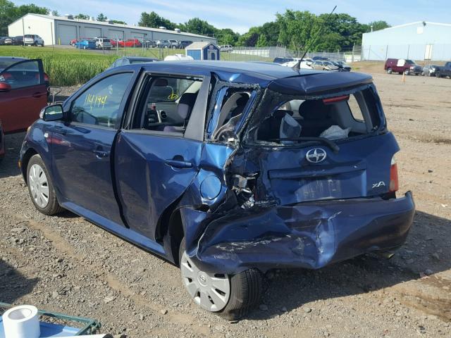 JTKKT624365022114 - 2006 TOYOTA SCION XA BLUE photo 3