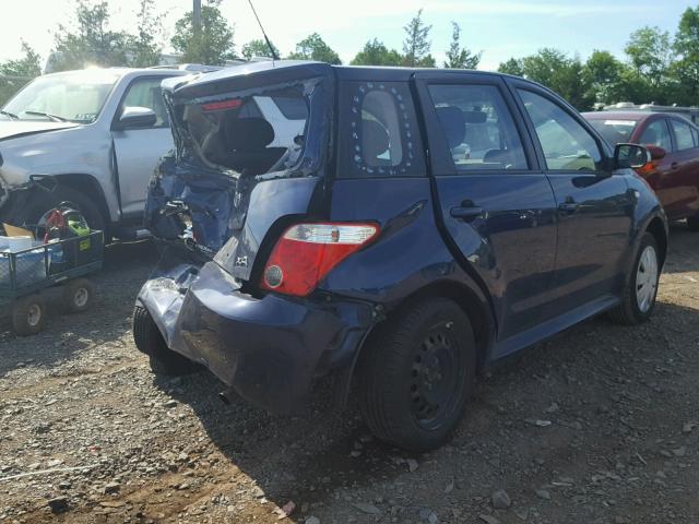 JTKKT624365022114 - 2006 TOYOTA SCION XA BLUE photo 4