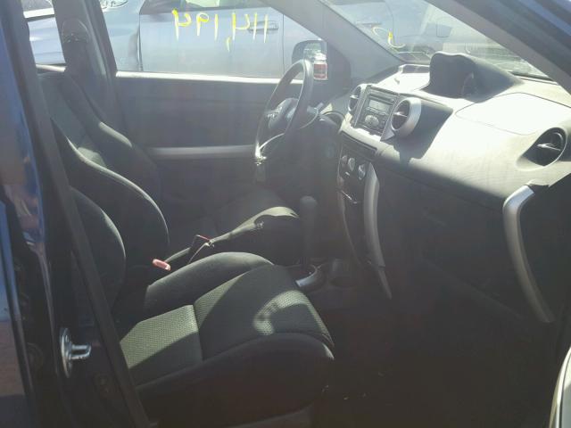 JTKKT624365022114 - 2006 TOYOTA SCION XA BLUE photo 5