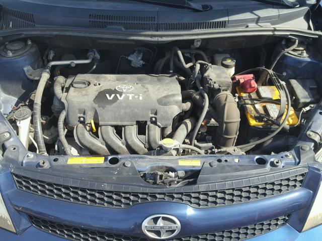 JTKKT624365022114 - 2006 TOYOTA SCION XA BLUE photo 7