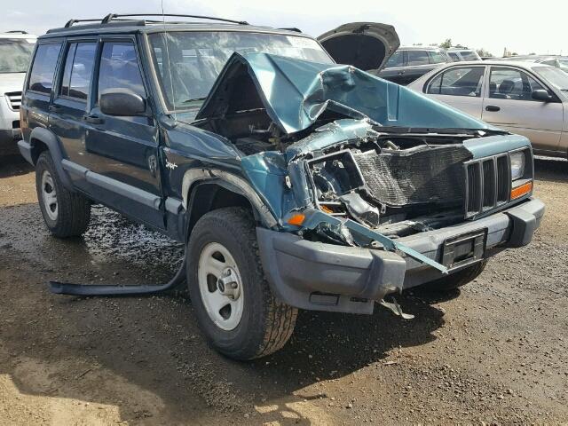 1J4FJ68S6WL193658 - 1998 JEEP CHEROKEE S GREEN photo 1