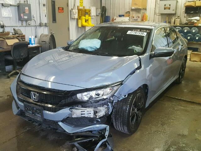 SHHFK7H73HU201112 - 2017 HONDA CIVIC EXL BLUE photo 2