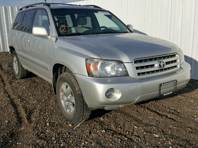 JTEEP21AX70210275 - 2007 TOYOTA HIGHLANDER SILVER photo 1