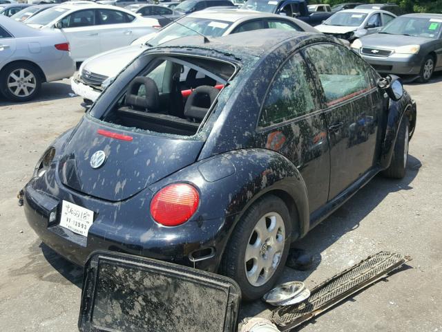 3VWCK21C82M401420 - 2002 VOLKSWAGEN NEW BEETLE BLACK photo 4
