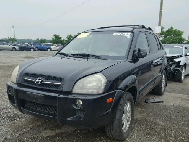 KM8JN72D07U540509 - 2007 HYUNDAI TUCSON SE BLACK photo 2