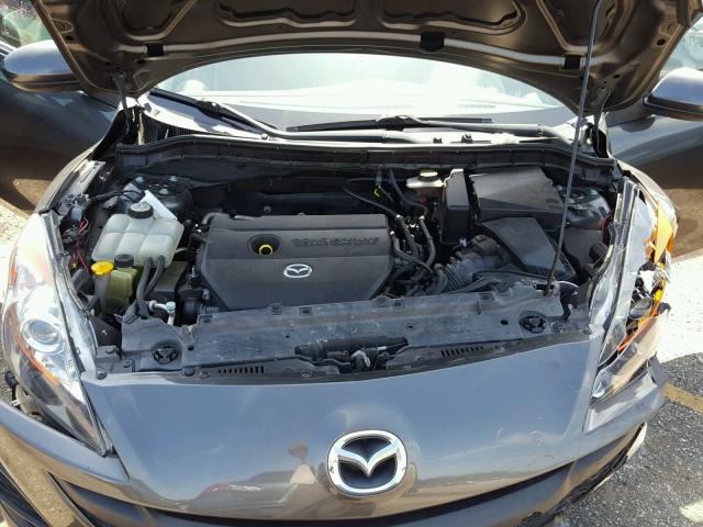 JM1BL1VF5B1443468 - 2011 MAZDA 3 I GRAY photo 7