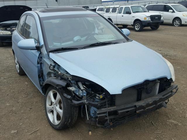 KMHCN36C27U053248 - 2007 HYUNDAI ACCENT SE BLUE photo 1