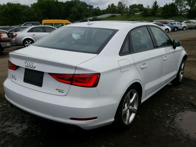 WAUBFGFF4F1041498 - 2015 AUDI A3 2.0T WHITE photo 4